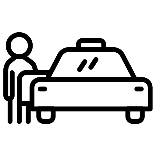 Biểu tượng dịch vụ đưa đón sân bay