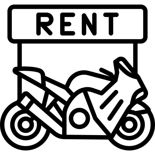 Biểu tượng cho thuê xe máy